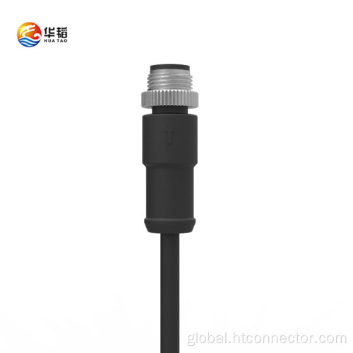 Aviation Waterproof Connector Female M12 D Code Waterproof connector Male straight head Supplier